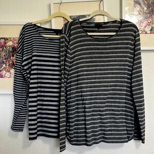 Two Talbots XLP long sleeve tees